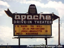 Apache Drive-in Marquee Tucson AZ