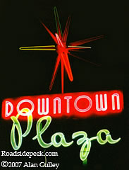 Downtown Plaza sign Gallup